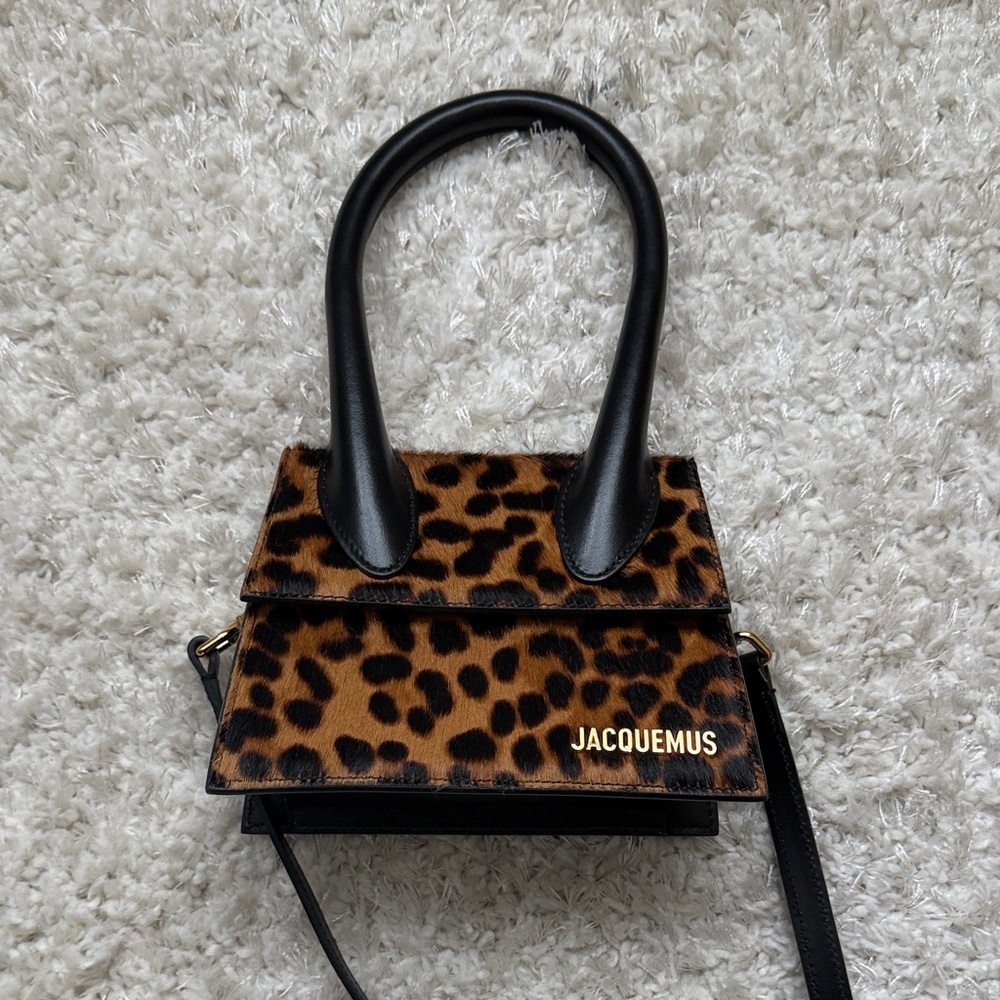 Jacquemus Brown Leopard Mini Bag - Picture 3 of 5